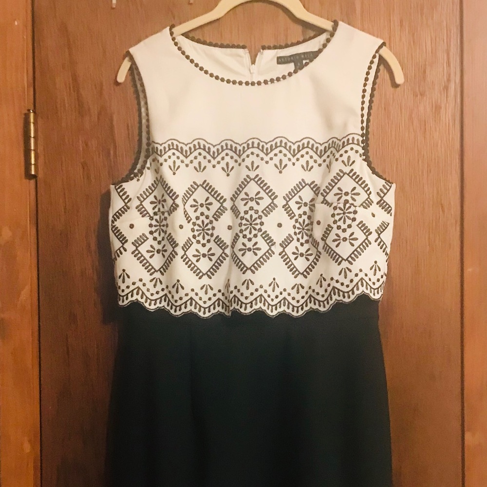 Antonio Melani Black & White Dress